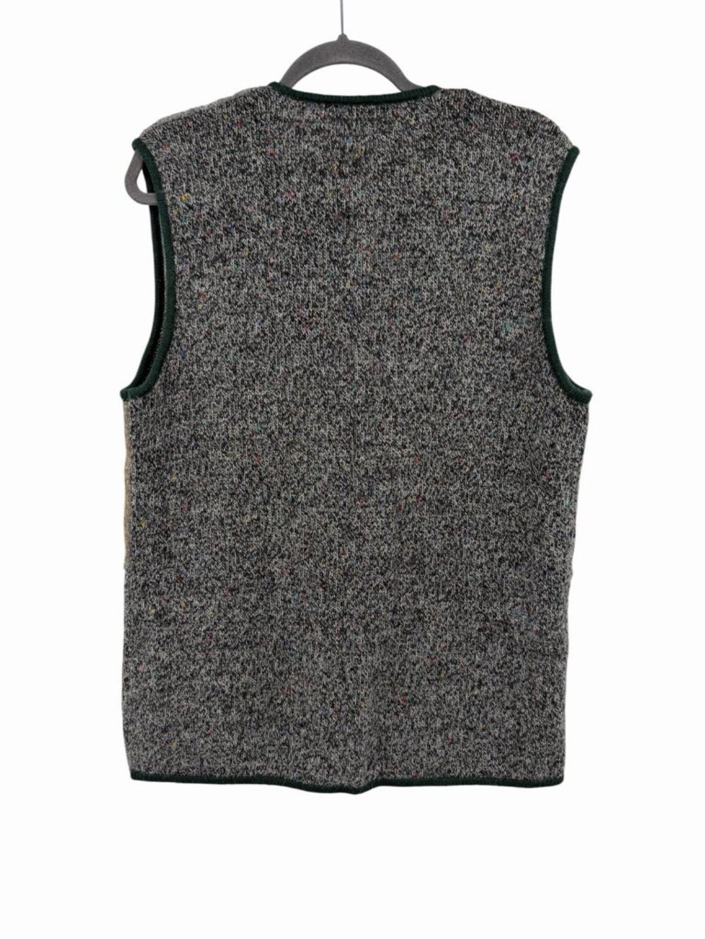 FLIRE SEVEN Women's Vintage Bavarian Folk Grandma Wool Blend Sweater Vest MD - Picture 5 of 5